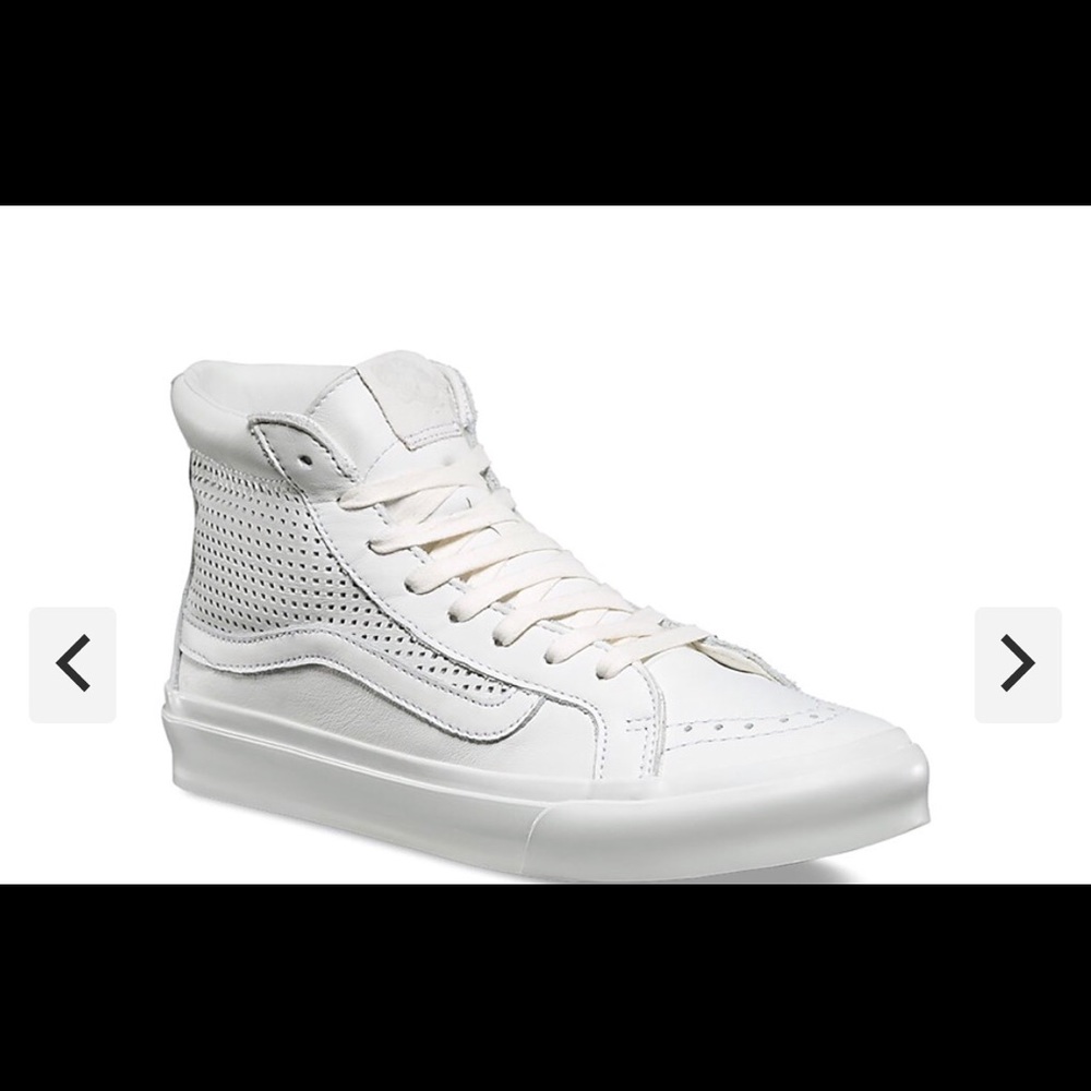 Vans perforated high tops